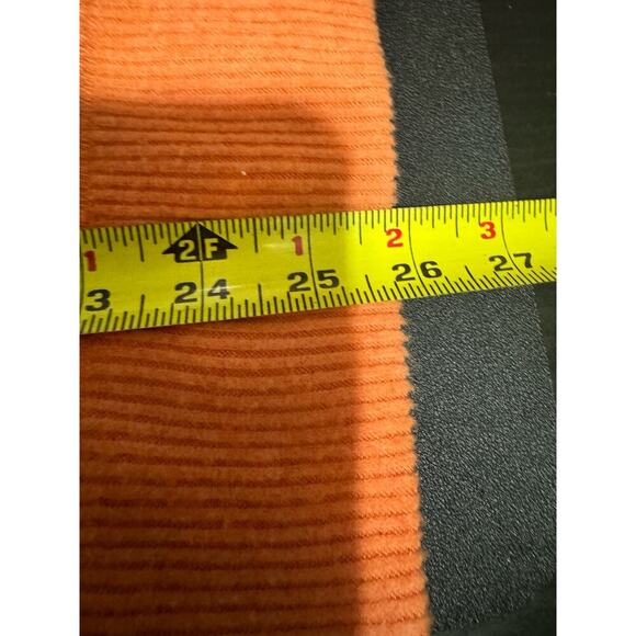 Free People Main Squeeze Hacci Top Long Balloon Sleeve Ribbed Orange Size XS - Picture 10 of 10